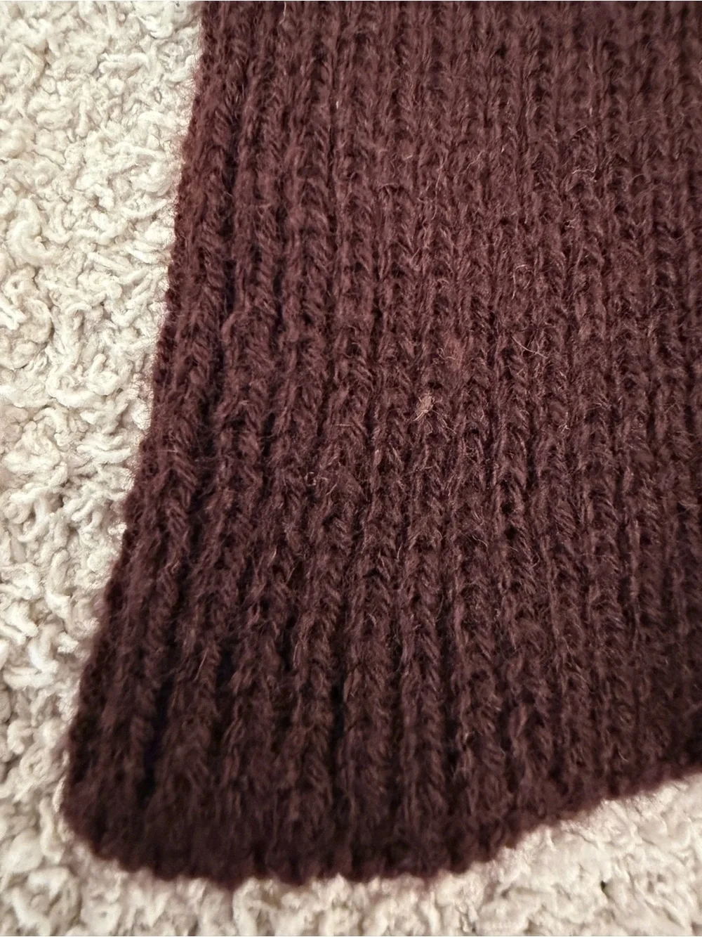 Cozy Chocolate Brown Floral Boot Cuffs 🤎🧶